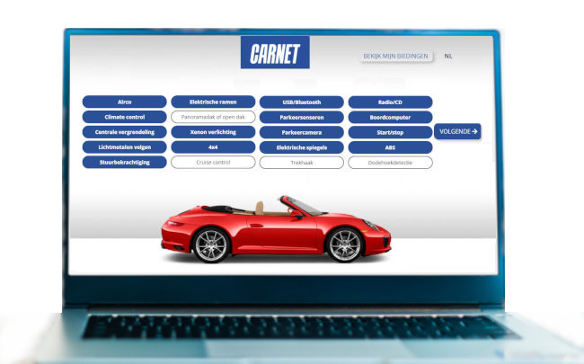 Carnet online autoveiling